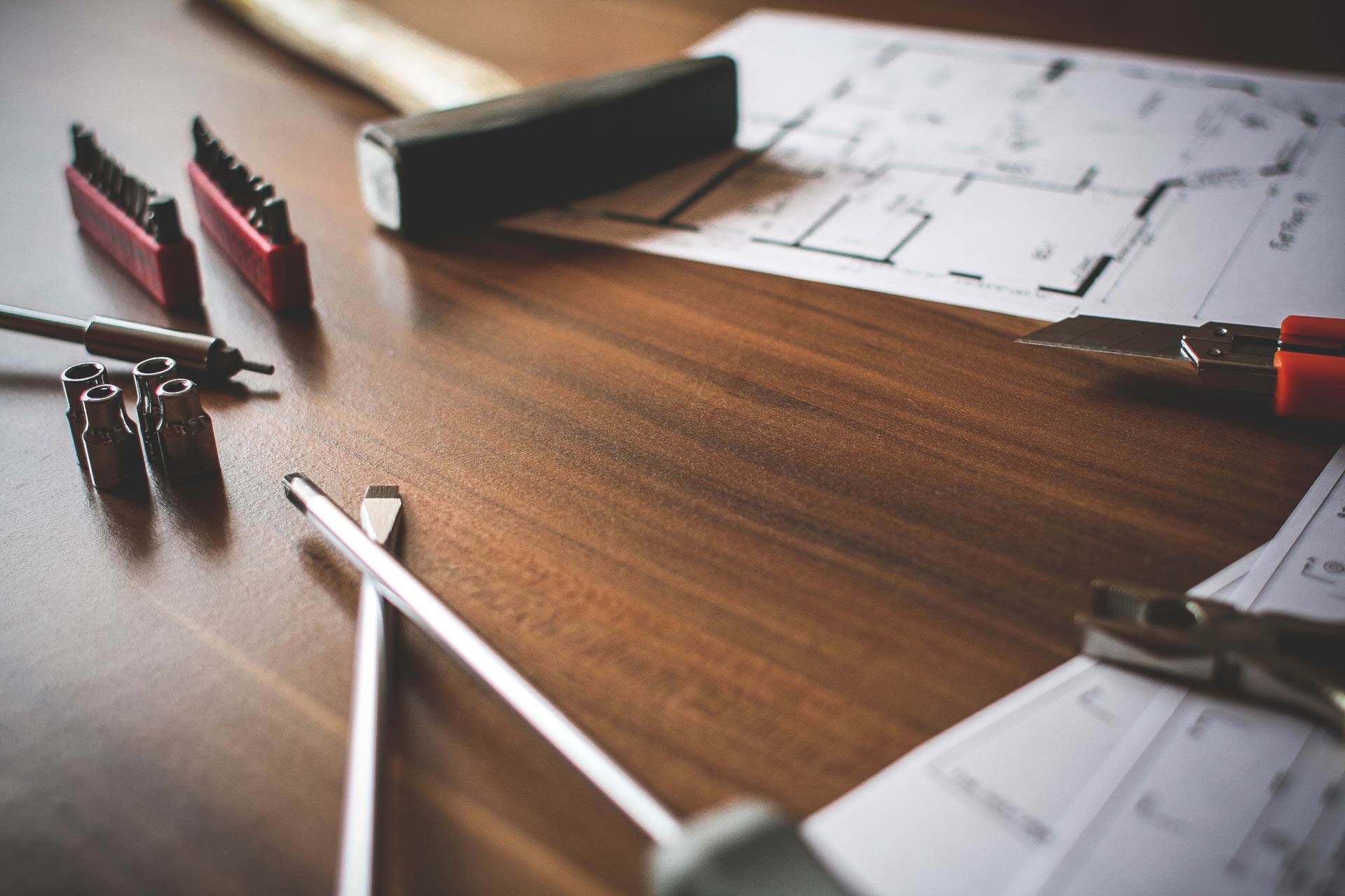 Design tools on top of architectural plans
